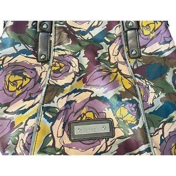 RELIC by Fossill Large Floral Pattern Faux Leather Shoulder Handbag, Tote - Picture 2 of 8